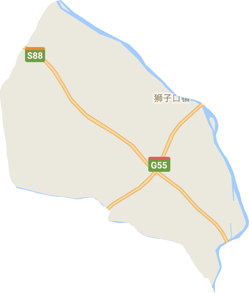 狮子口镇电子地图