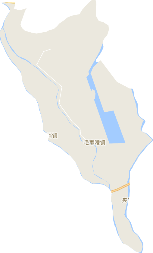 毛家港镇电子地图