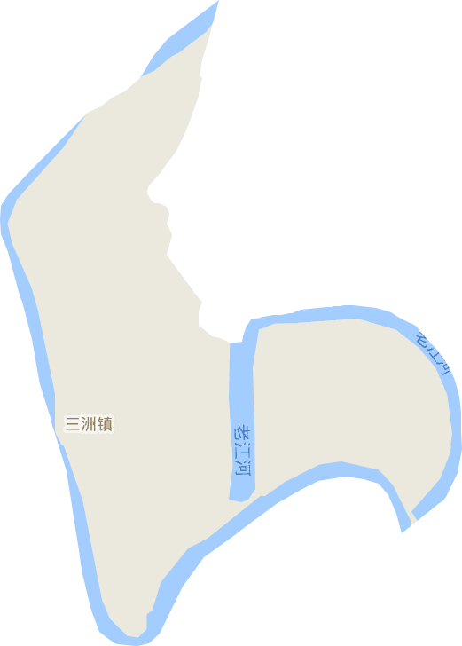 三洲镇电子地图