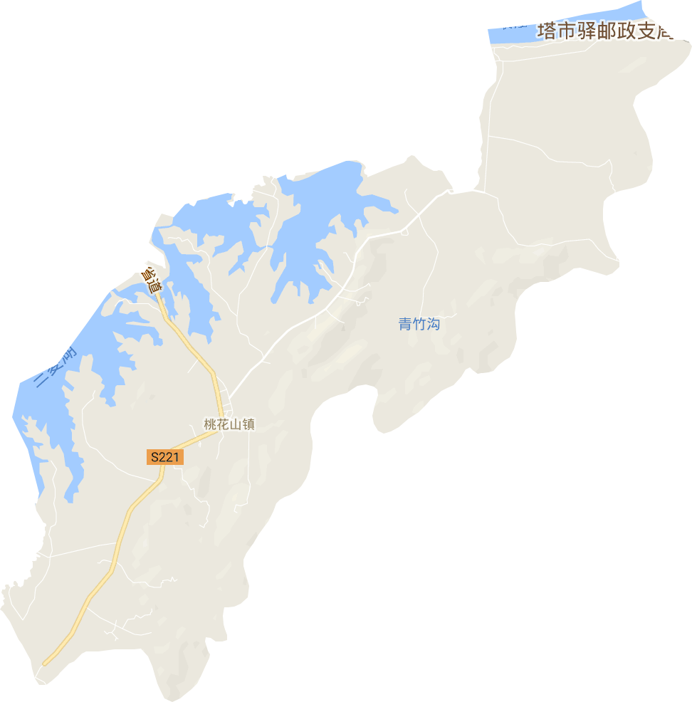 桃花山镇电子地图