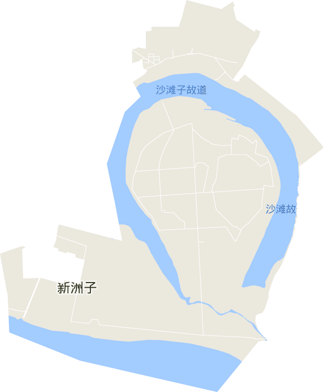 天鹅洲开发区电子地图