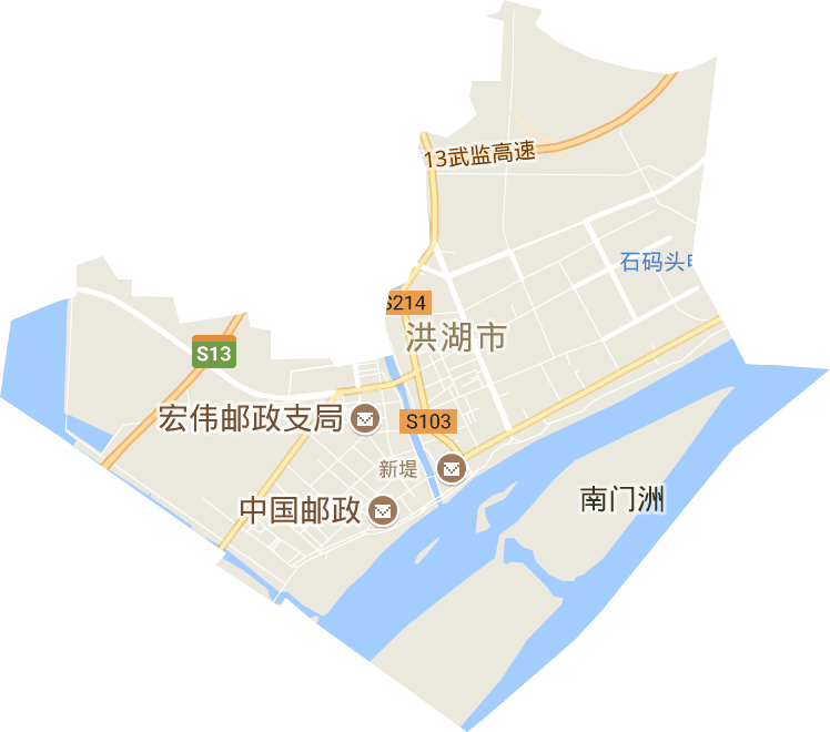新堤街道电子地图