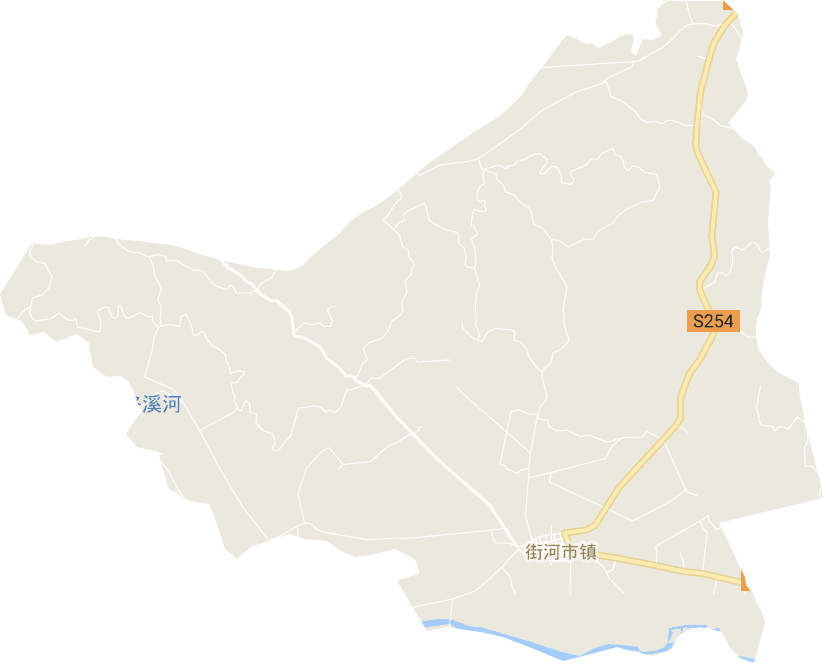 街河市镇电子地图