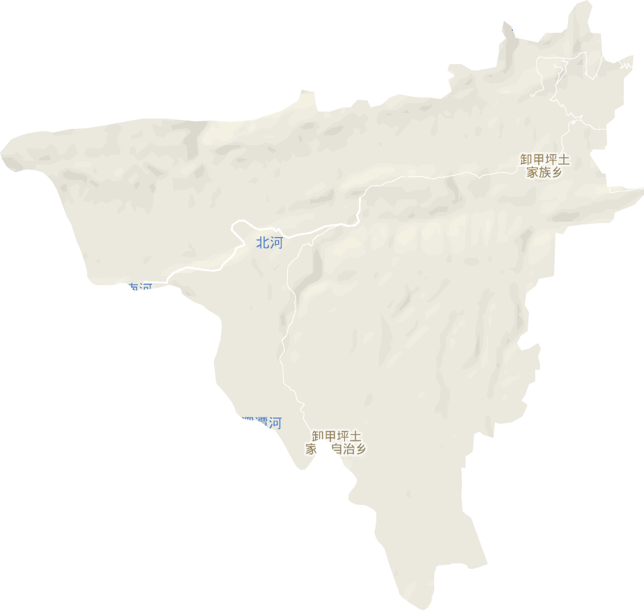 卸甲坪土家族乡电子地图