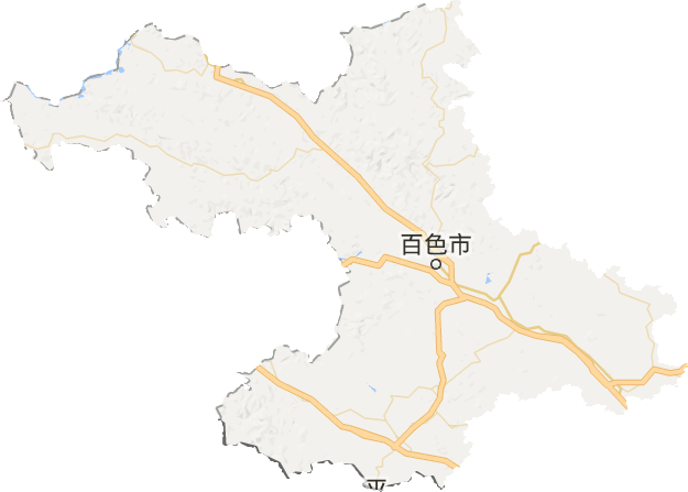 百色市电子地图