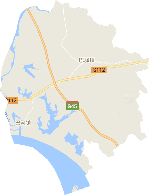 巴河镇电子地图