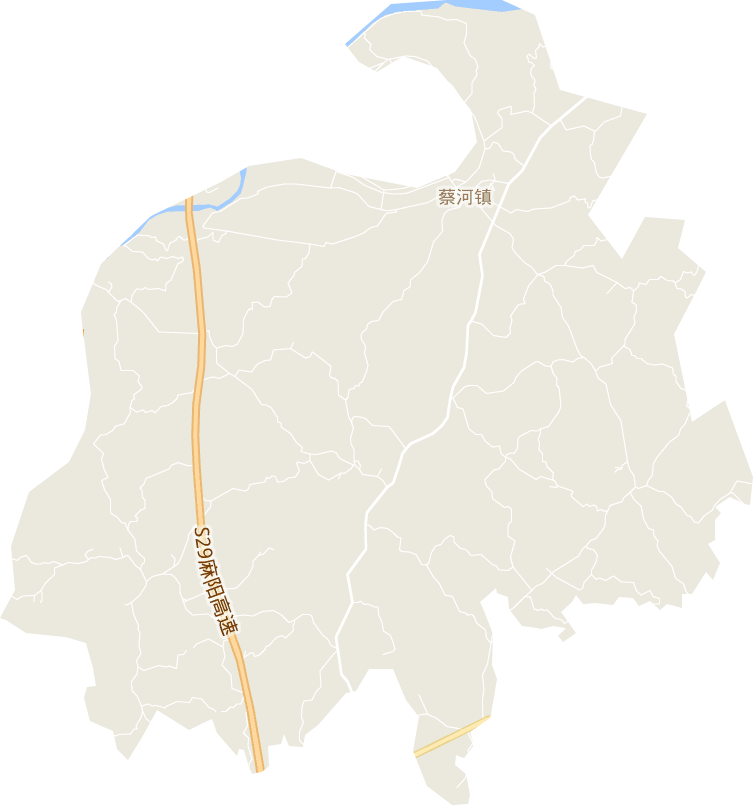 蔡河镇电子地图