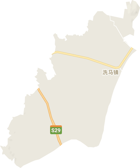 洗马镇电子地图