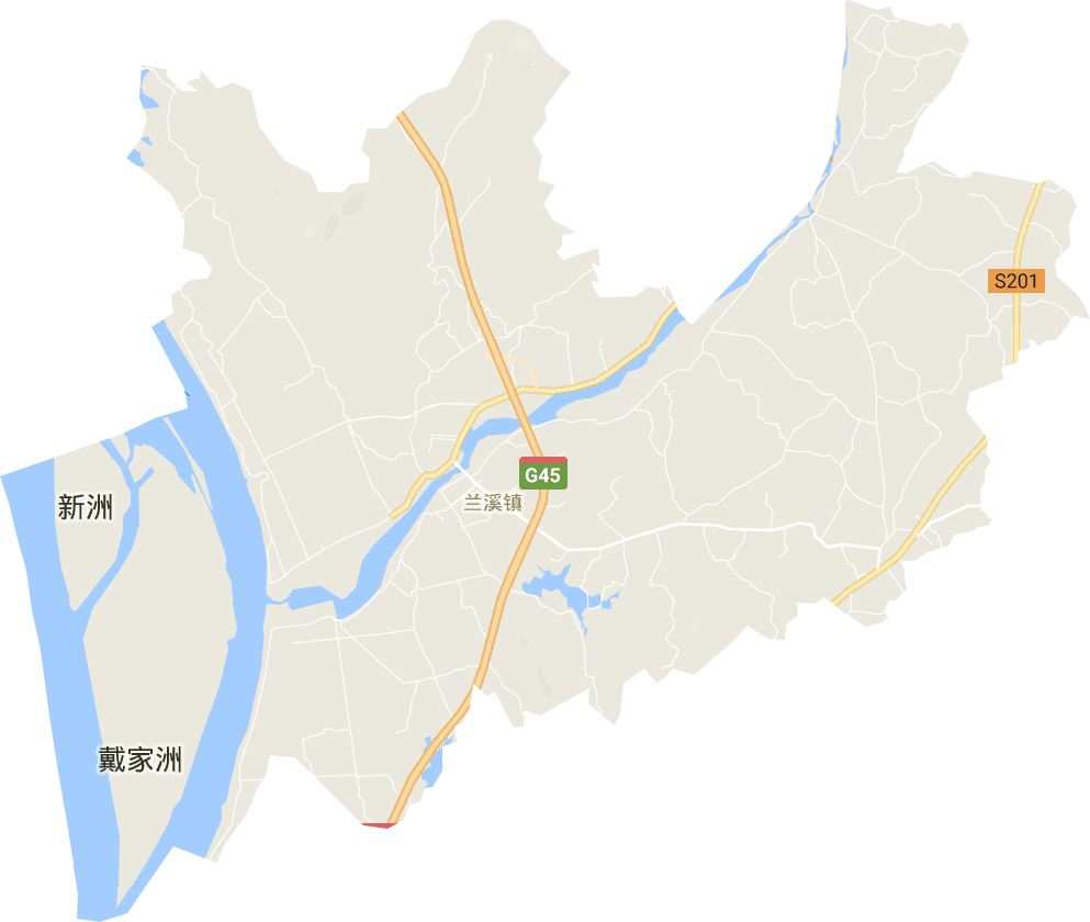 兰溪镇电子地图