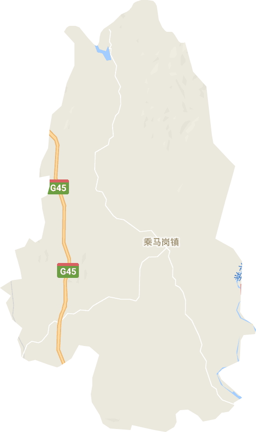 乘马岗镇电子地图
