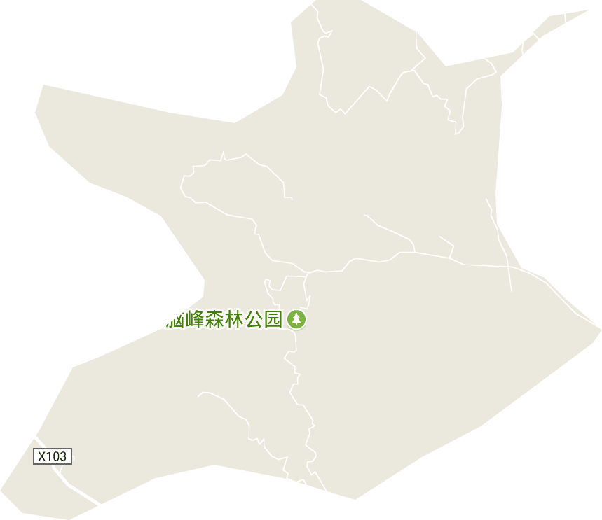 五脑山林场电子地图