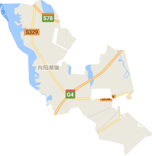 向阳湖镇电子地图