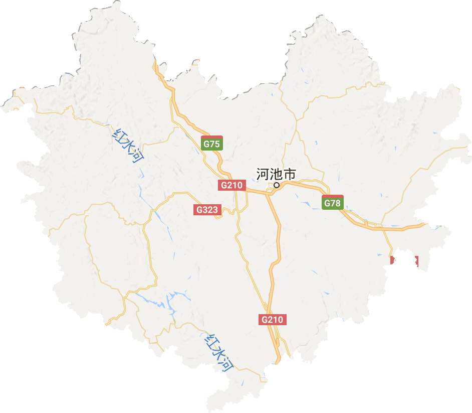 河池市电子地图