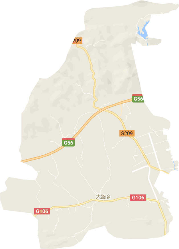 大路乡电子地图
