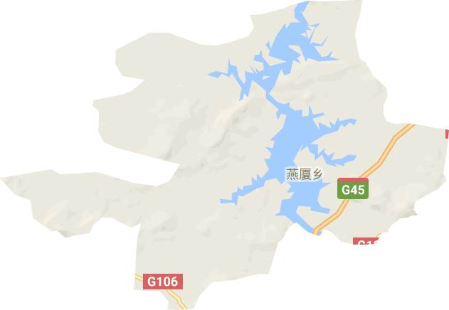 燕厦乡电子地图