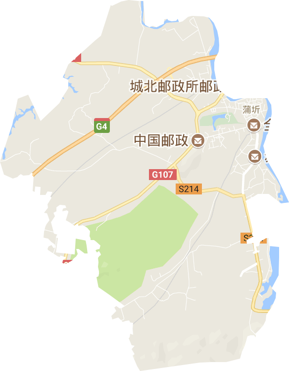 蒲圻街道电子地图