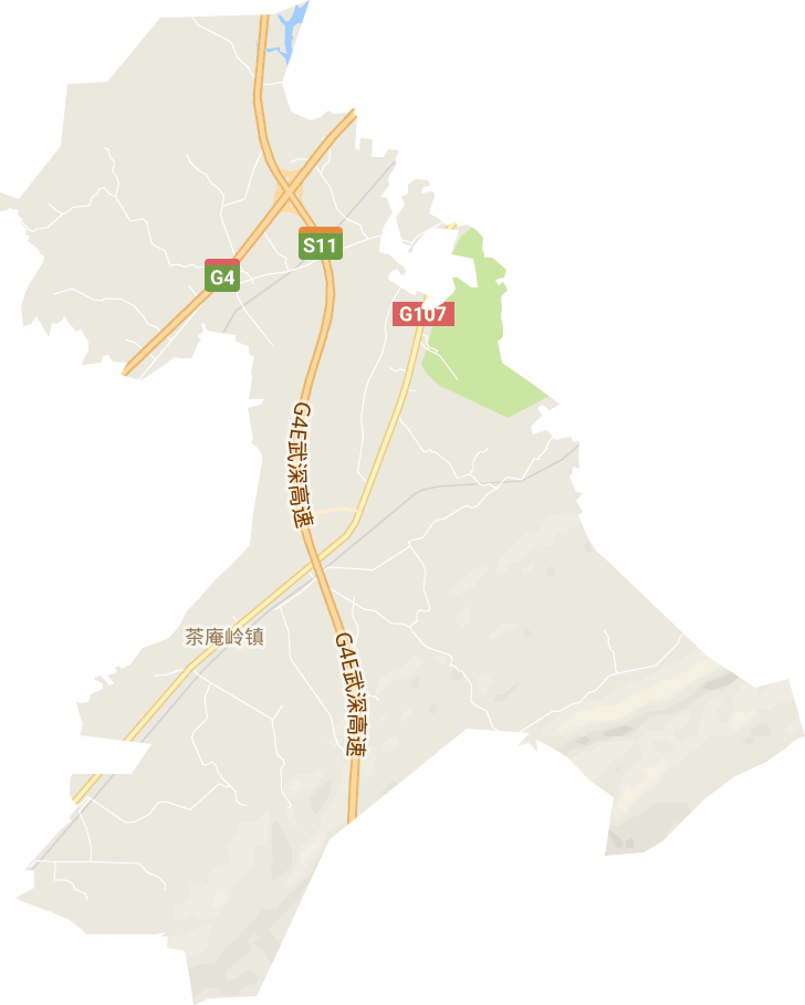 茶庵岭镇电子地图