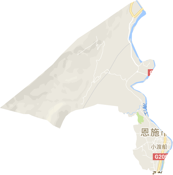 小渡船街道电子地图