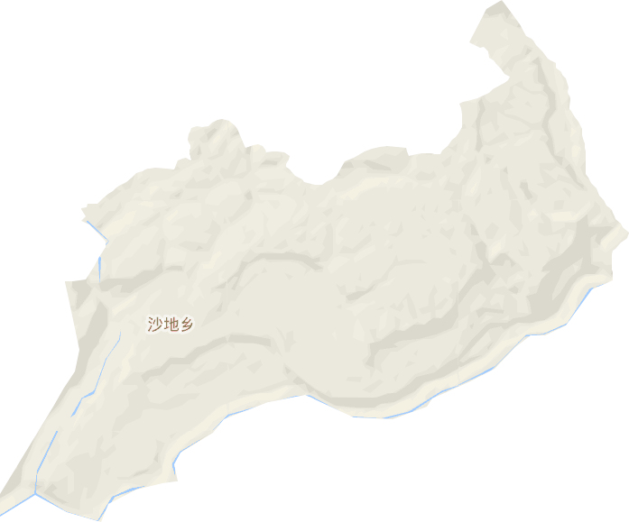 沙地乡电子地图