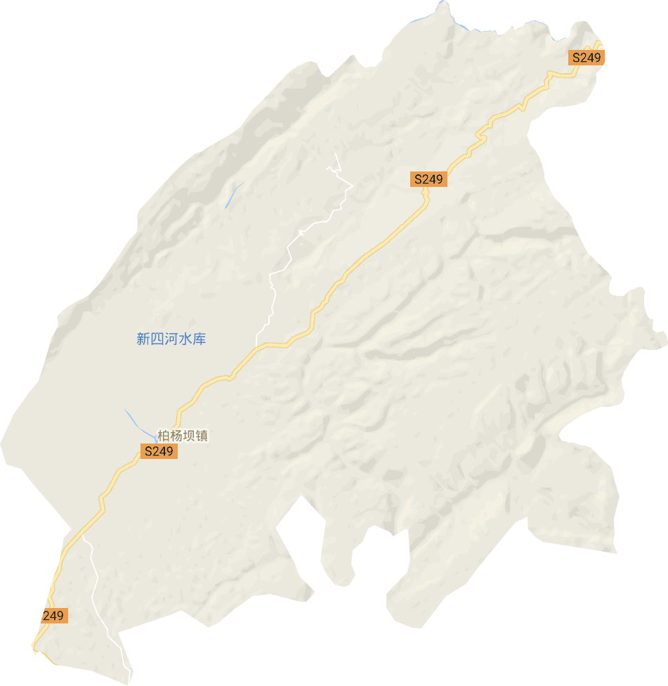 柏杨坝镇电子地图