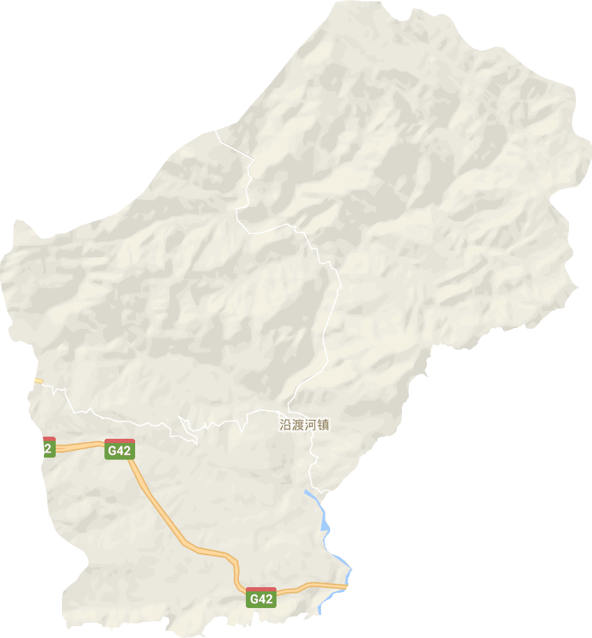 沿渡河镇电子地图