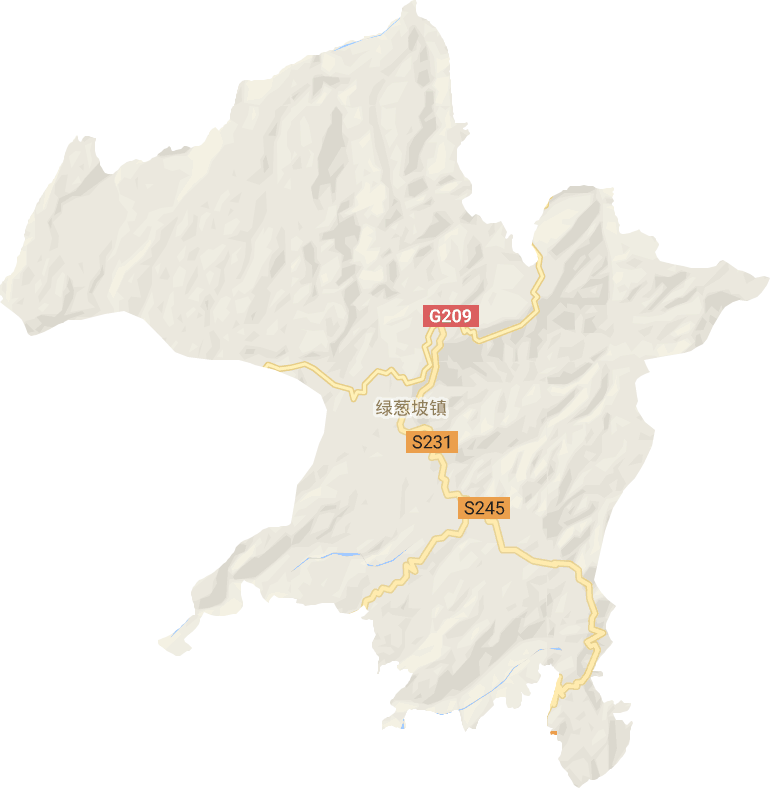 绿葱坡镇电子地图