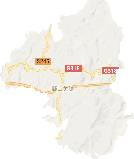 野三关镇电子地图