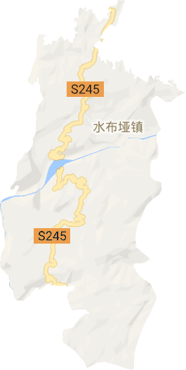 水布垭镇电子地图