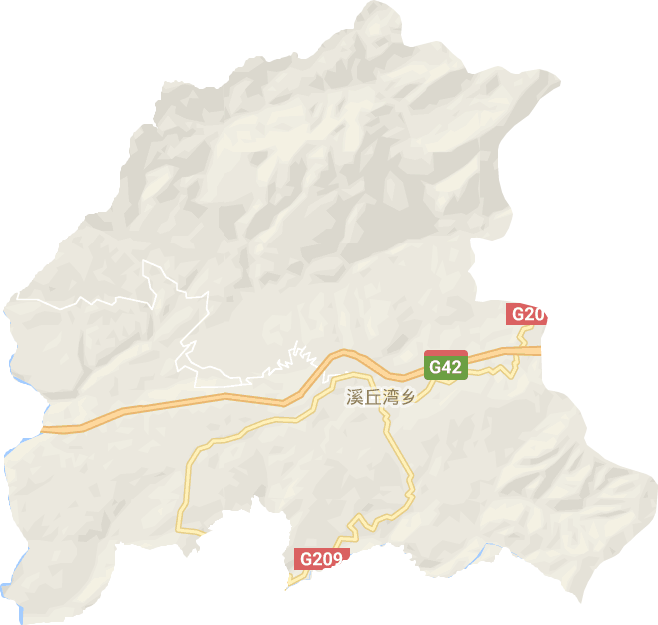 溪丘湾乡电子地图