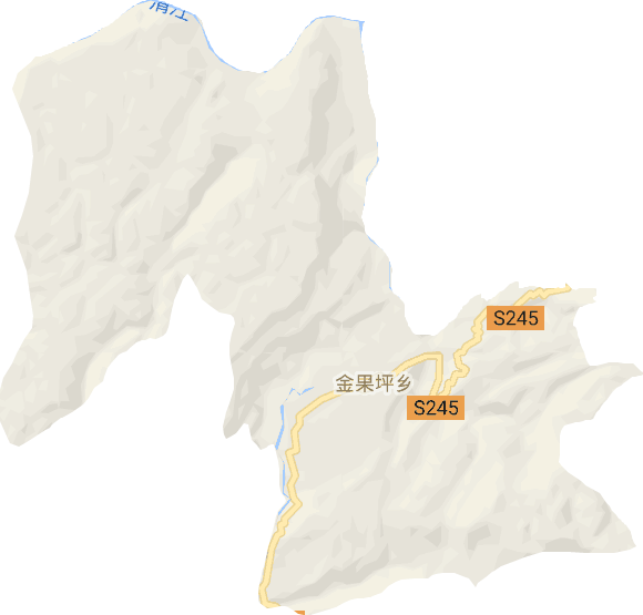 金果坪乡电子地图