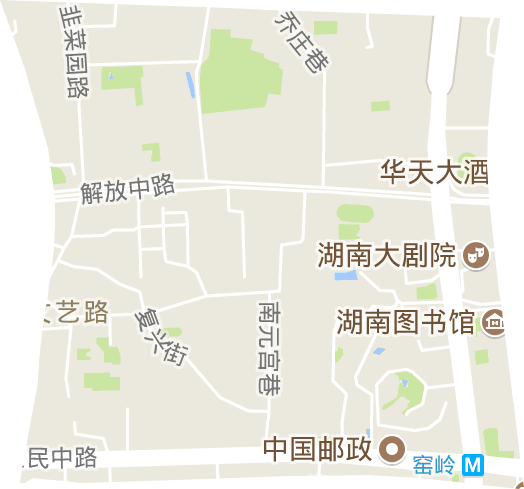 文艺路街道电子地图