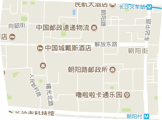 朝阳街街道电子地图