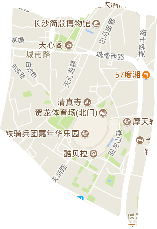 城南路街道电子地图