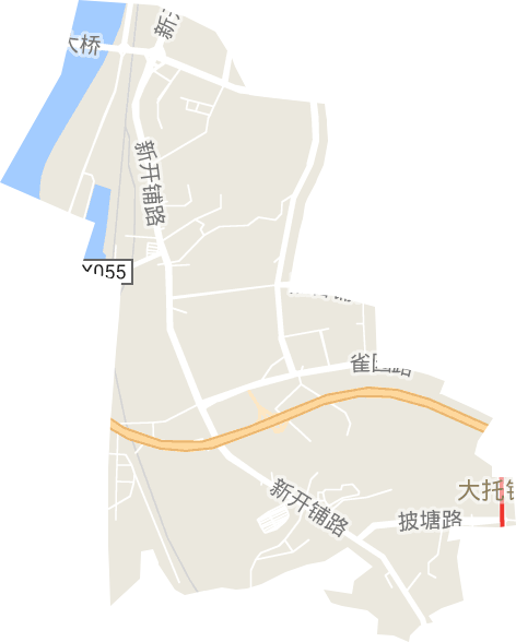 黑石铺街道电子地图