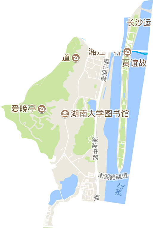 桔子洲街道电子地图