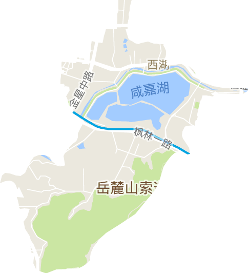 西湖街道电子地图