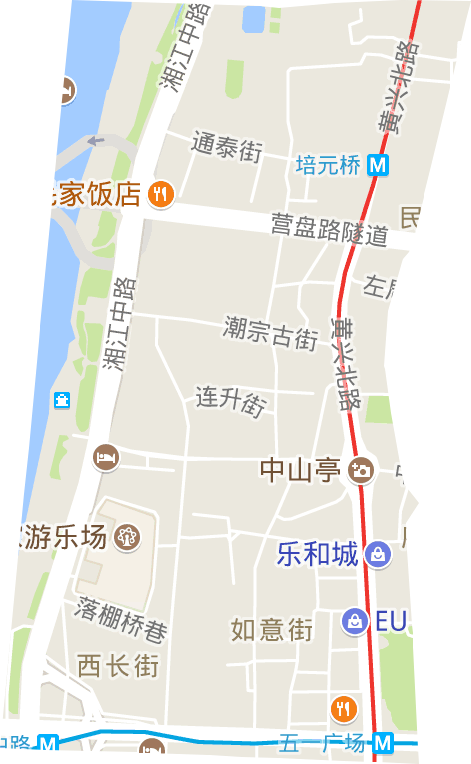 通泰街街道电子地图