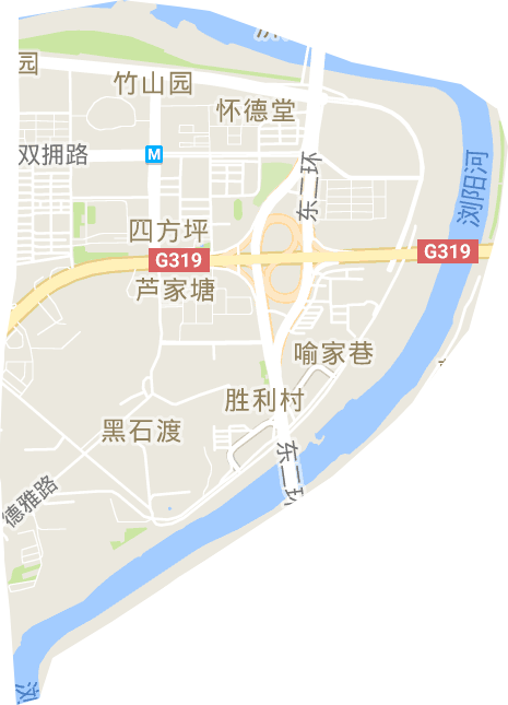 四方坪街道电子地图