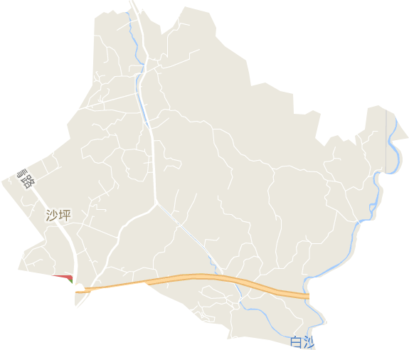 沙坪街道电子地图