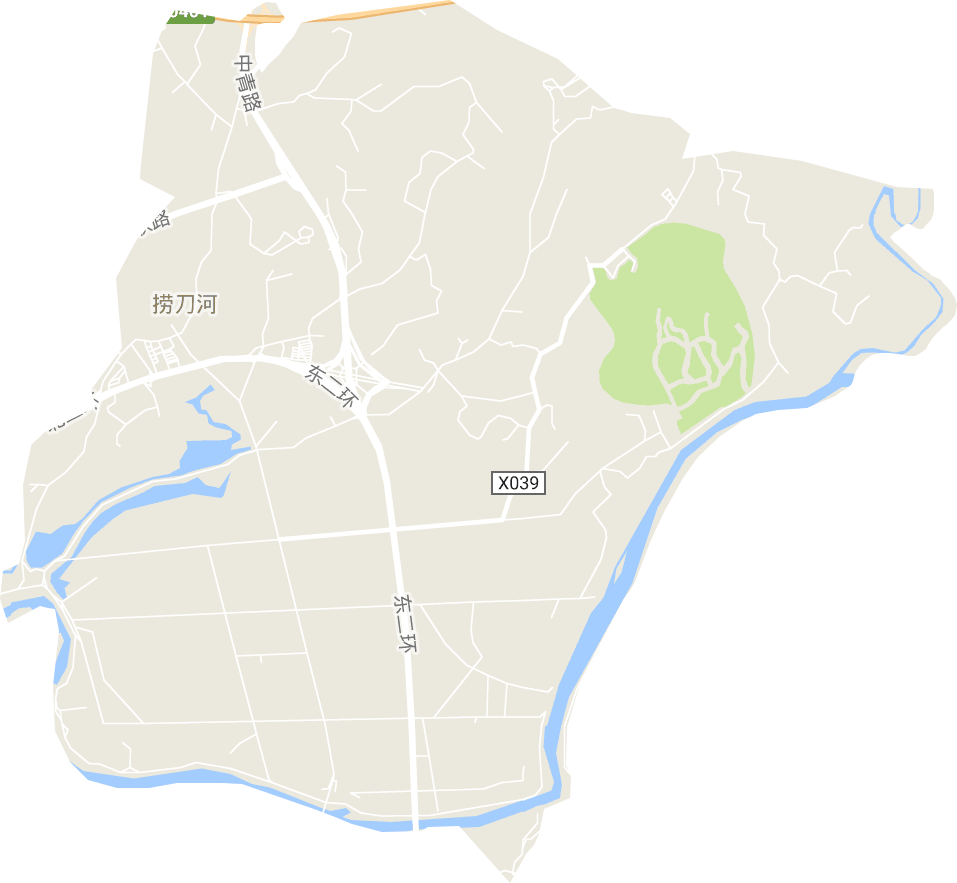 捞刀河街道电子地图