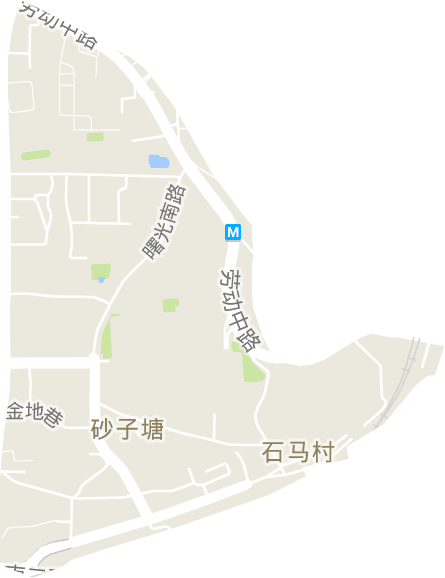 砂子塘街道电子地图