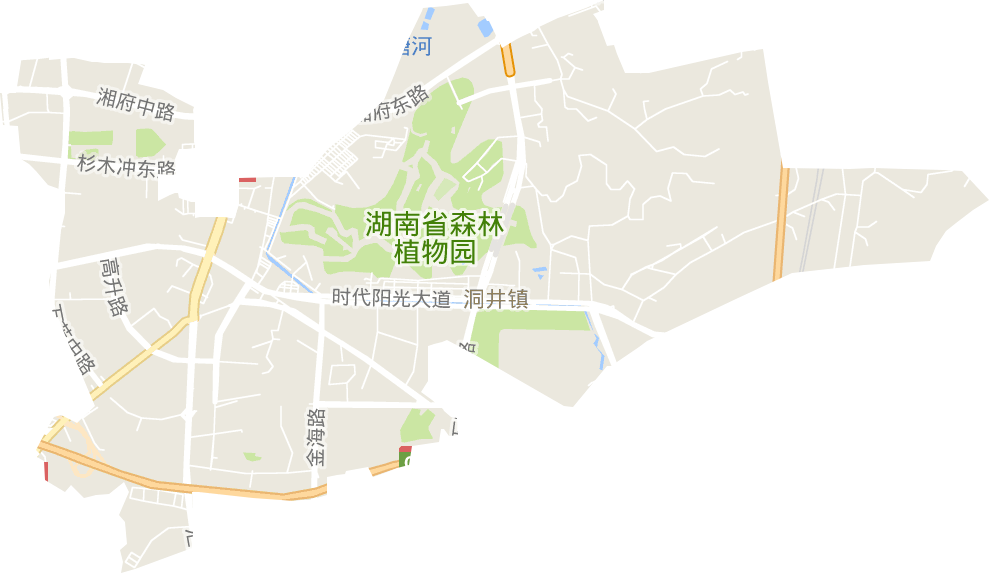 洞井街道电子地图