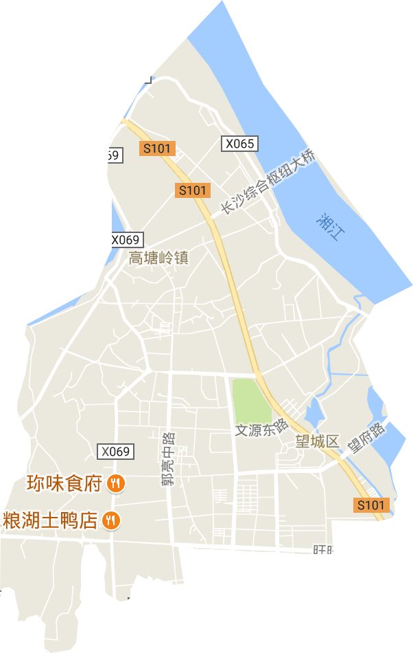 高塘岭街道电子地图
