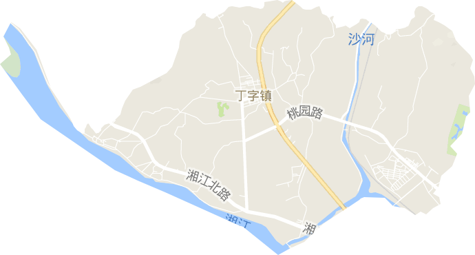 丁字湾街道电子地图