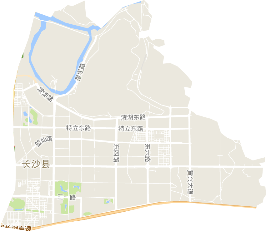 星沙街道电子地图