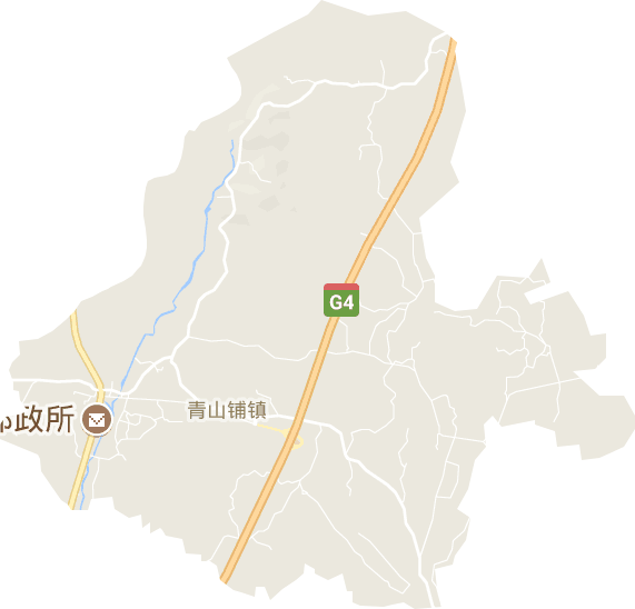 青山铺镇电子地图