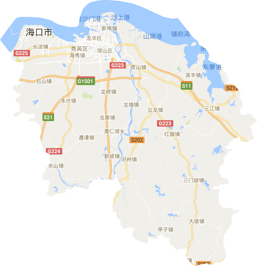 海口市电子地图