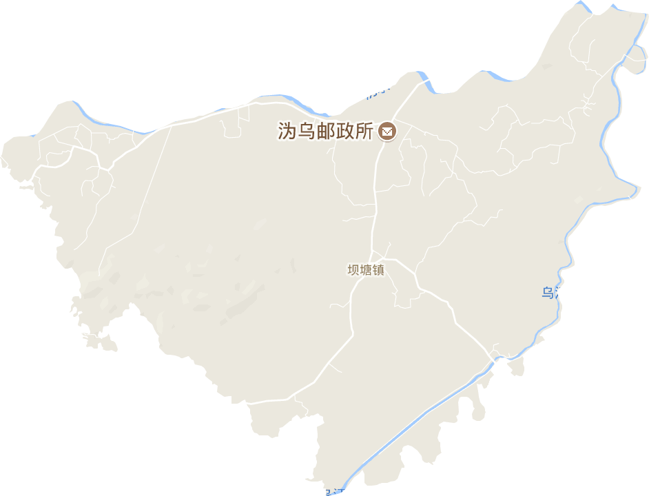坝塘镇电子地图
