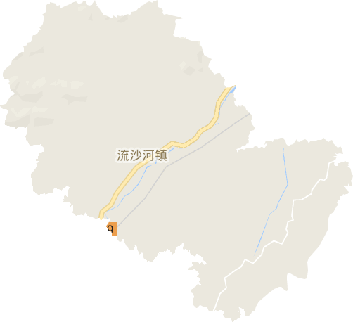 流沙河镇电子地图