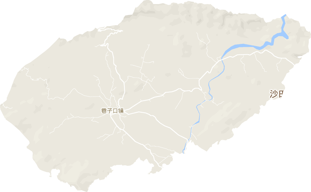 巷子口镇电子地图